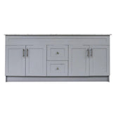 72'' DOUBLE SINKS HDF VANITY WITH TOP